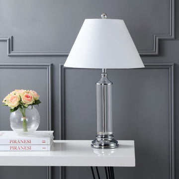Astor 29" Glass LED Table Lamp - JONATHAN Y